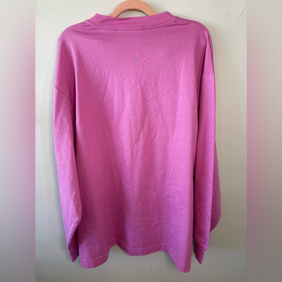 Samsoe Samsoe chrome tshirt in bubble gum pink NWT size Large - Picture 4 of 4